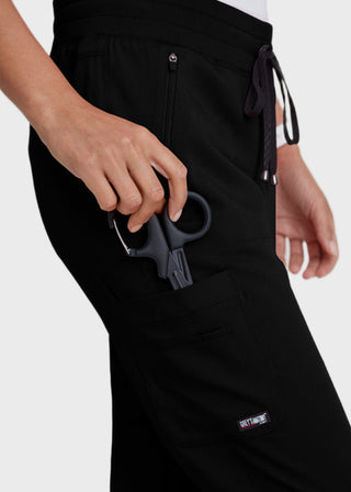 Grey's Anatomy Men's Six Pocket Elastic Cargo Scrub Pant