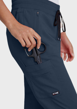 Grey's Anatomy Men's Six Pocket Elastic Cargo Scrub Pant