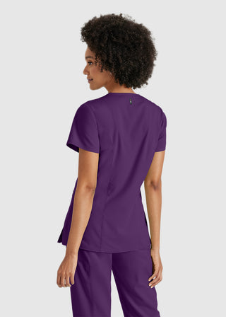 Greys Anatomy Women's Basic Scrub V-neck Top