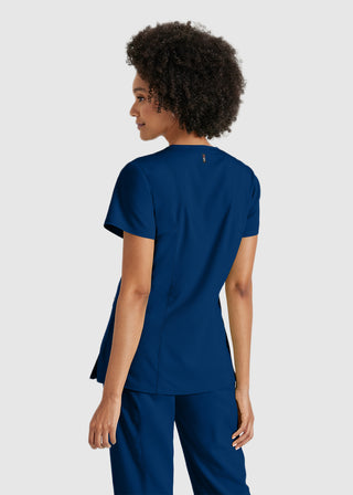 Greys Anatomy Women's Basic Scrub V-neck Top