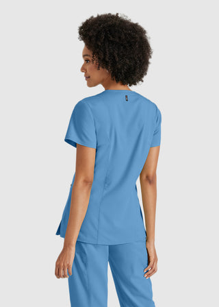 Greys Anatomy Women's Basic Scrub V-neck Top