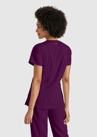 Greys Anatomy Women's Basic Scrub V-neck Top