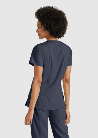 Greys Anatomy Women's Basic Scrub V-neck Top