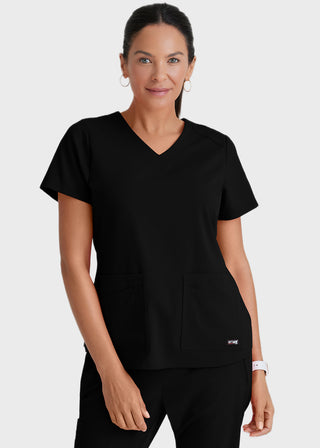 Grey Anatomy Spandex Stretch Women's V-Neck Scrub Top