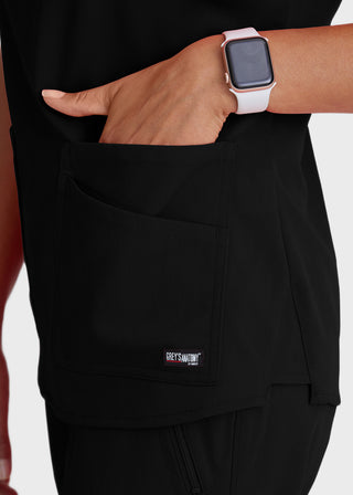 Grey Anatomy Spandex Stretch Women's V-Neck Scrub Top