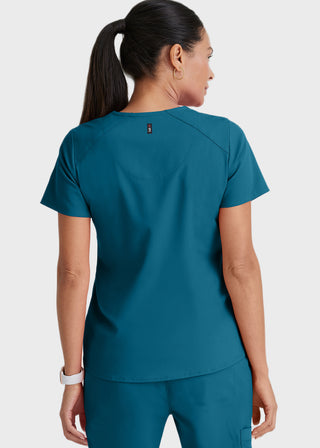 Grey Anatomy Spandex Stretch Women's V-Neck Scrub Top