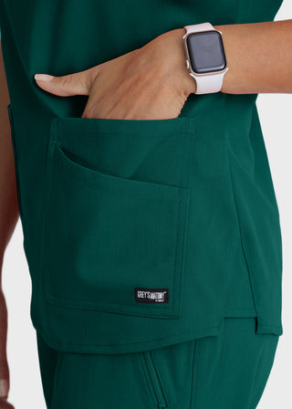 Grey Anatomy Spandex Stretch Women's V-Neck Scrub Top