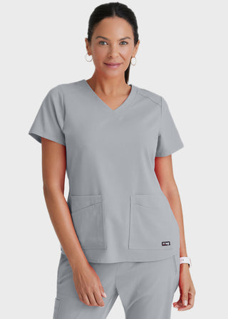 Grey Anatomy Spandex Stretch Women's V-Neck Scrub Top