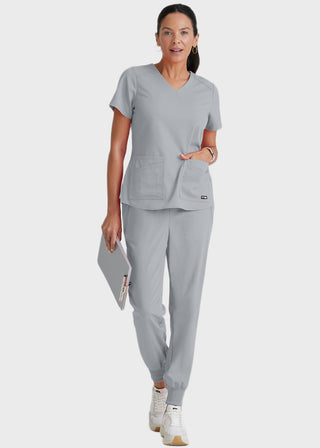 Grey Anatomy Spandex Stretch Women's V-Neck Scrub Top