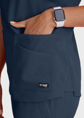 Grey Anatomy Spandex Stretch Women's V-Neck Scrub Top