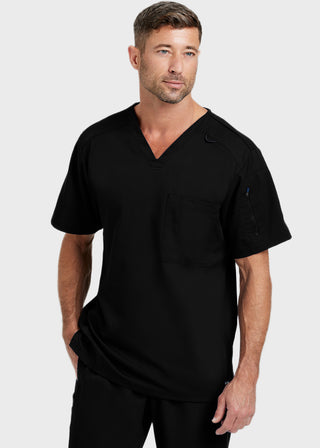 Grey's Anatomy Men's Murphy V-Neck Solid Scrub Top