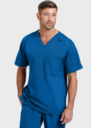 Grey's Anatomy Men's Murphy V-Neck Solid Scrub Top