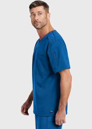 Grey's Anatomy Men's Murphy V-Neck Solid Scrub Top