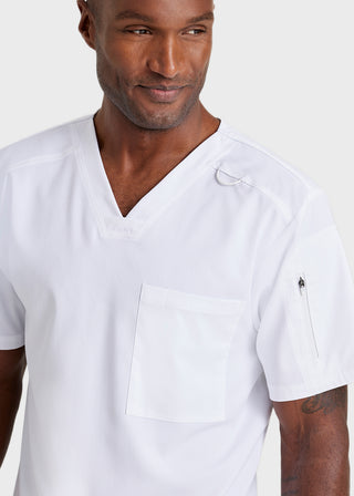 Grey's Anatomy Men's Murphy V-Neck Solid Scrub Top