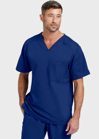 Grey's Anatomy Men's Murphy V-Neck Solid Scrub Top