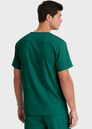 Grey's Anatomy Men's Murphy V-Neck Solid Scrub Top