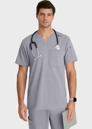 Grey's Anatomy Men's Murphy V-Neck Solid Scrub Top