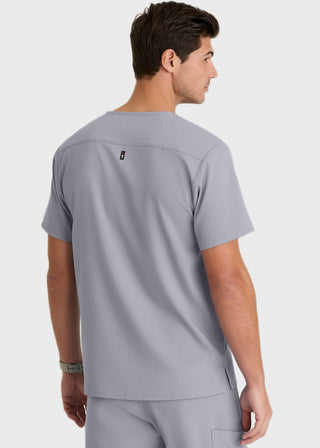 Grey's Anatomy Men's Murphy V-Neck Solid Scrub Top