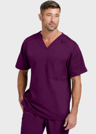 Grey's Anatomy Men's Murphy V-Neck Solid Scrub Top