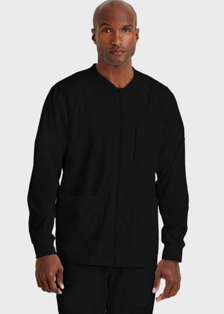 Greys Anatomy Men's Three Pocket High Open V-Neck Scrub Top