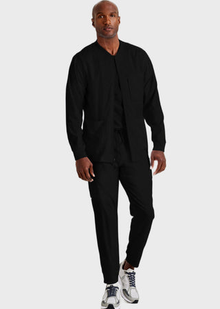 Greys Anatomy Men's Three Pocket High Open V-Neck Scrub Top