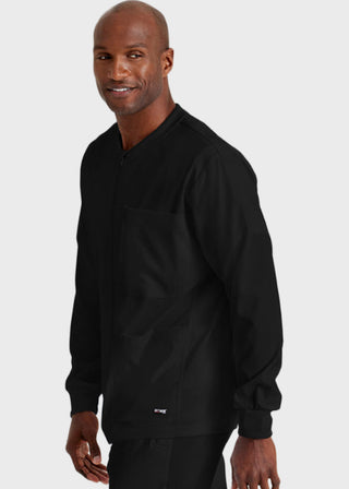 Greys Anatomy Men's Three Pocket High Open V-Neck Scrub Top