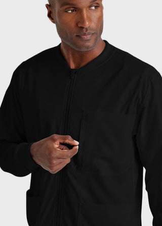 Greys Anatomy Men's Three Pocket High Open V-Neck Scrub Top