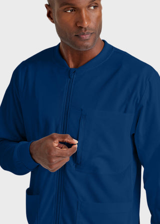 Greys Anatomy Men's Three Pocket High Open V-Neck Scrub Top