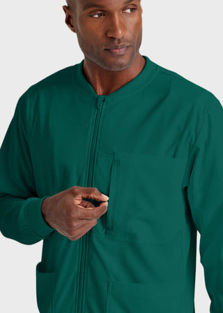 Greys Anatomy Men's Three Pocket High Open V-Neck Scrub Top