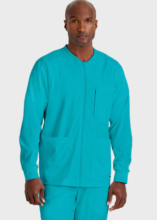 Greys Anatomy Men's Three Pocket High Open V-Neck Scrub Top