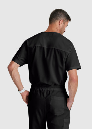 Greys Anatomy Classic Men Evan Solid Scrub Top