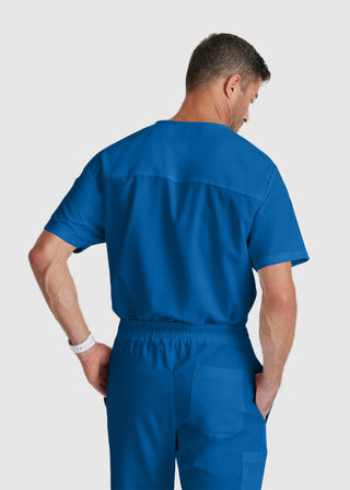 Greys Anatomy Classic Men Evan Solid Scrub Top