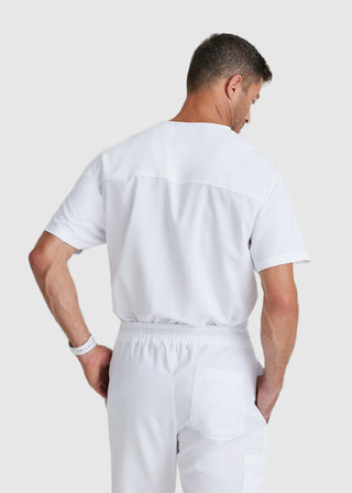 Greys Anatomy Classic Men Evan Solid Scrub Top