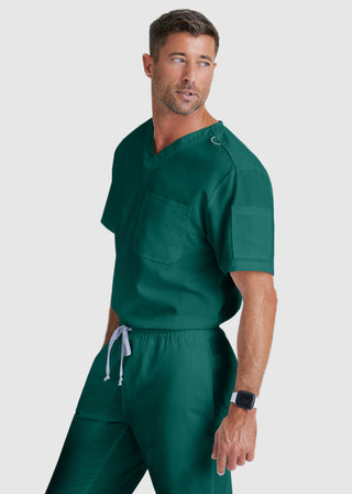 Greys Anatomy Classic Men Evan Solid Scrub Top