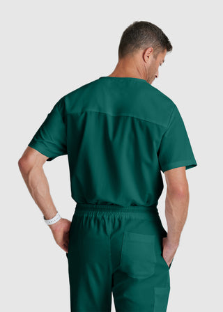 Greys Anatomy Classic Men Evan Solid Scrub Top