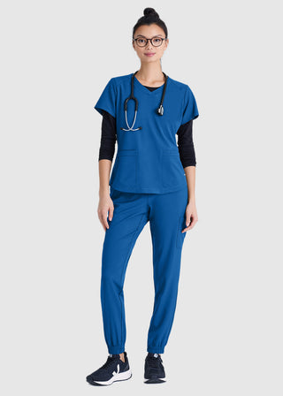 Grey's Anatomy Evolve Women's Terra Cargo Jogger Scrub Petite Pants