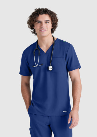 Grey's Anatomy Evolve Men's Journey Scrub Top