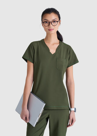 Grey's Anatomy Evolve Women's Sway Tuck-In Scrub Top