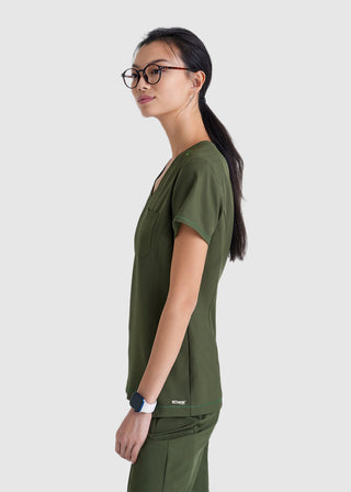 Grey's Anatomy Evolve Women's Sway Tuck-In Scrub Top