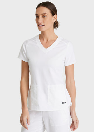Grey Anatomy Spandex Stretch Women's V-Neck Scrub Top