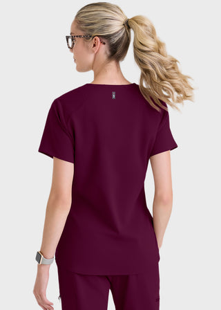 Grey Anatomy Spandex Stretch Women's V-Neck Scrub Top