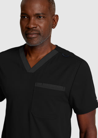 Grey's Anatomy Spandex Stretch Ethan 2-Pocket V-Neck Scrub Top