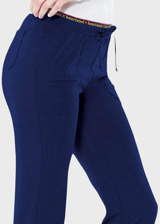 HeartSoul Women's Heart Breaker Low-Rise Drawstring Scrub Pants