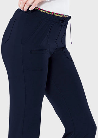 HeartSoul Women's Heart Breaker Low-Rise Drawstring Scrub Pants