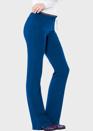 HeartSoul Women's Petite Heart Breaker Low-Rise Drawstring Scrub Pant