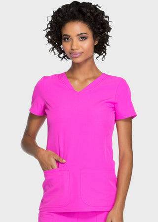 HeartSoul Women's Pitter-Pat Shaped V-Neck Scrub Top