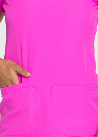 HeartSoul Women's Pitter-Pat Shaped V-Neck Scrub Top