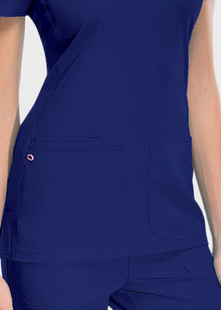 HeartSoul Women's Pitter-Pat Shaped V-Neck Scrub Top