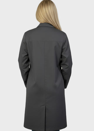 Heedfit Unisex 40 Inches Classic 3 Pockets Long Lab Coat