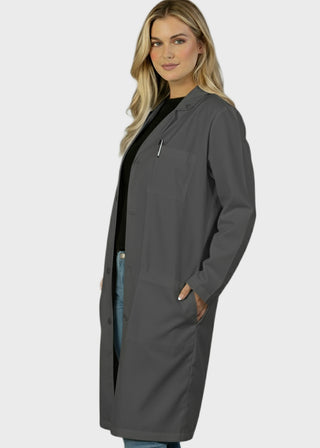 Heedfit Unisex 40 Inches Classic 3 Pockets Long Lab Coat